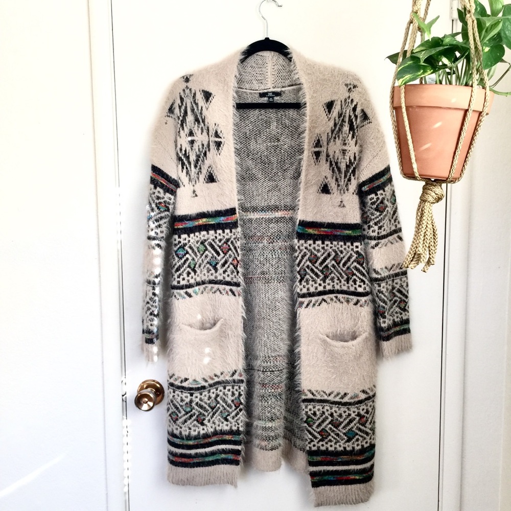 Boho Cardigan • Tribal Print